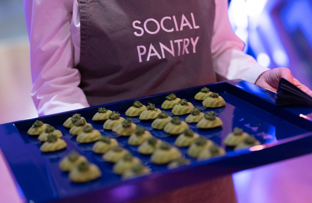 Canapes at Tower Bridge